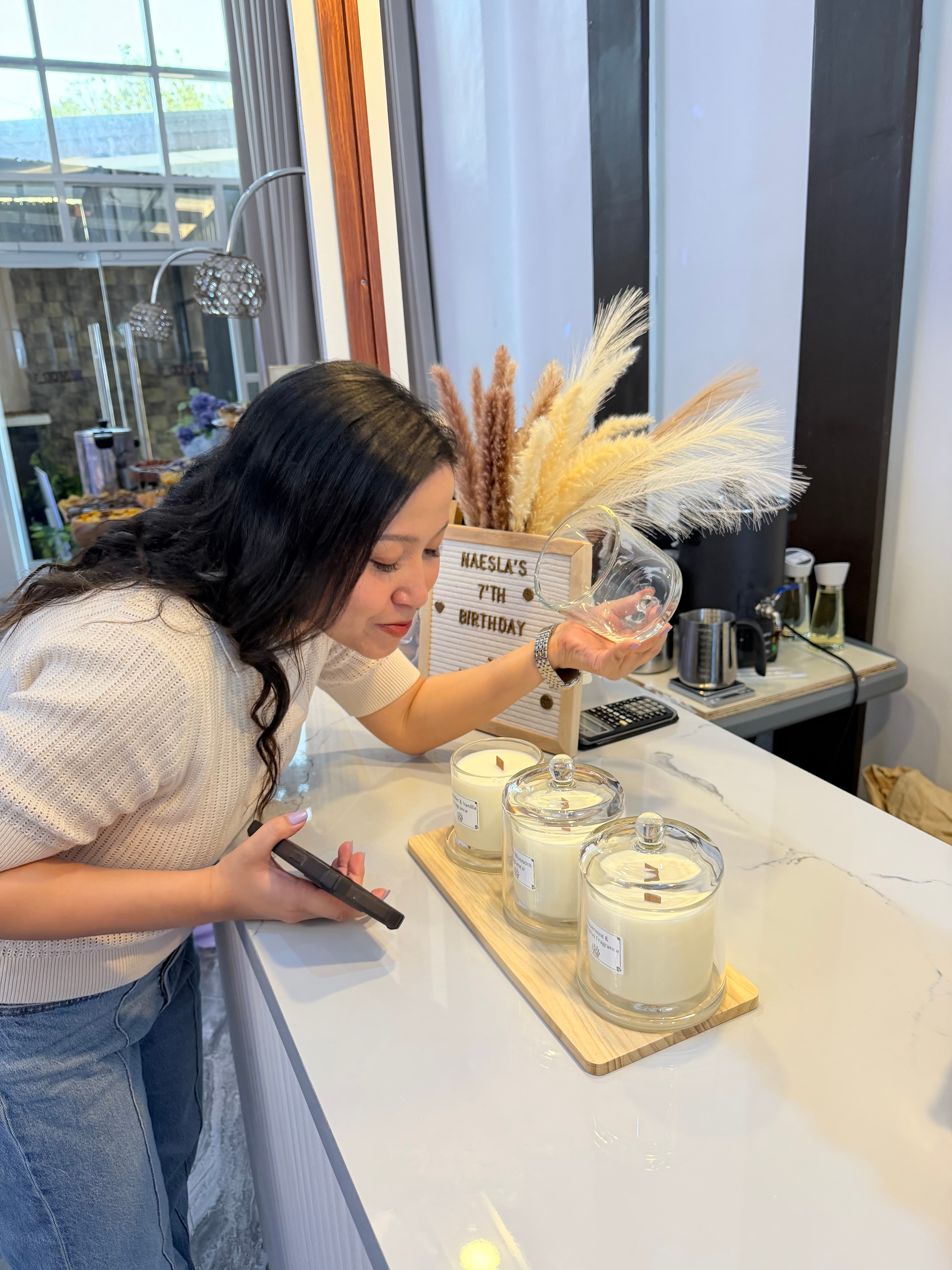 Bridal candle bar event